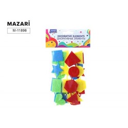 Декоративные элементы из ткани "ФИГУРЫ" 30 шт. M-11898 Mazari