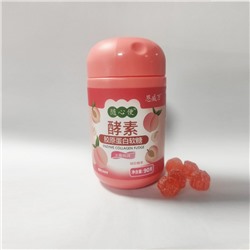 Конфеты персиковые с коллагеном и энзимами, 30шт