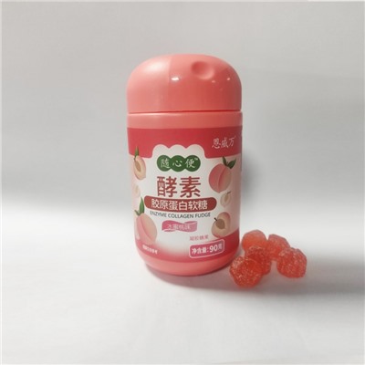 Конфеты персиковые с коллагеном и энзимами, 30шт