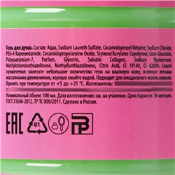 Гель для душа Toxic girl, 300 мл, аромат взрывного яблока, Beauty Fox