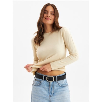 Джемпер женский MINAKU, тёмно-бежевый, размер 42-44