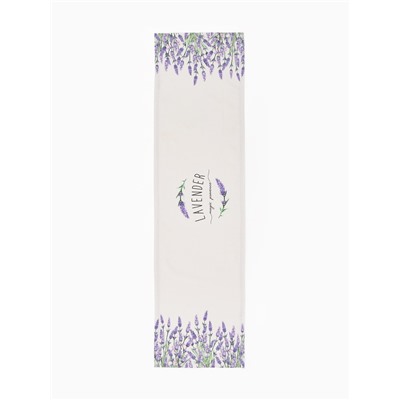 Дорожка на стол Этель Lavender 40×146 см, 100% хлопок, саржа 190 г/м²