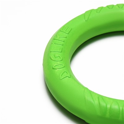 Кольцо «ДогЛайк» d=5195, 8-мигранное, миниатюрное, d=16.5 см, зелёное