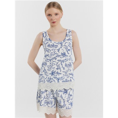 КОМПЛЕКТ ЖЕНСКИЙ (ДЖЕМПЕР, ШОРТЫ) 592398