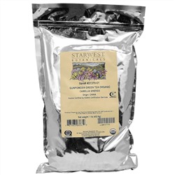 Starwest Botanicals, Цельный зеленый жемчужный чай, натуральный, 1 фунт