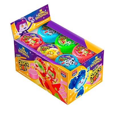 Жевательная резинка с татуировкой "Super Roll Tattoo" (Семь Королевств) 12г*24шт