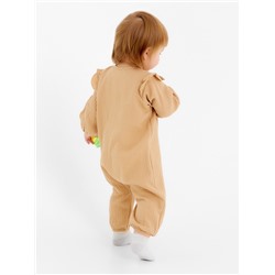 Комбинезон «Крошка Я. Муслин», рост 68-74, бежевый