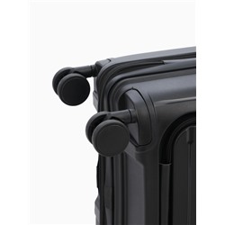 Чемодан на колёсах Bagvoyage маленький 46 л (S), на молнии, с увеличением, отдел для ноутбука, кодовый замок, 4 колеса, чёрный