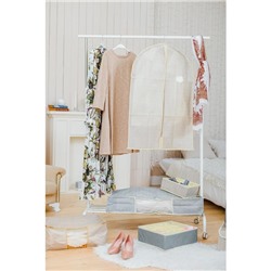 Кофр для хранения вещей Доляна «Европа», 80×45×15 см, серый