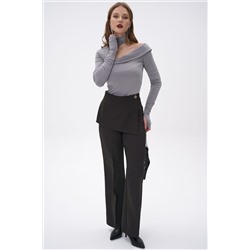 Лонгслив Крис (тёмно-серый)