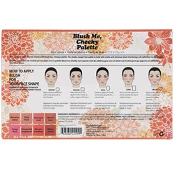 J.Cat Beauty, Палетка румян Blush Me, Cheeky Palette, 38 г