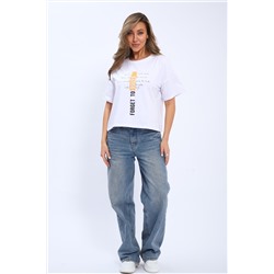 Футболка женская Modellance с принтом 32076