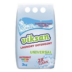 Стиральный порошок 2X CLEAN UNIVERSAL автомат 3 кг