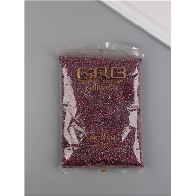 Бисер стекло 9/0 «Цилиндры. Фуксия» двухцветный, не выцветает 450 г