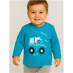 Джемпер детский трикотажный для мальчиков (футболка с длинными рукавами)