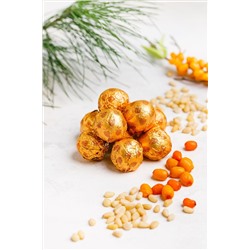 Кедровый грильяж с облепихой / 120 г / ТМ Сибирский кедр