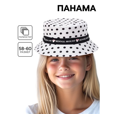 Панама для девочки, двухсторонняя, размер 58-60 Минни Маус