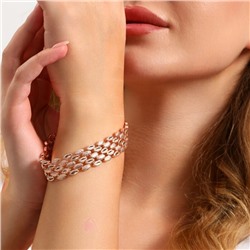 Браслет на руку ювелирной бижутерии коллекция "Дубай", покрытие позолота, арт.213.958