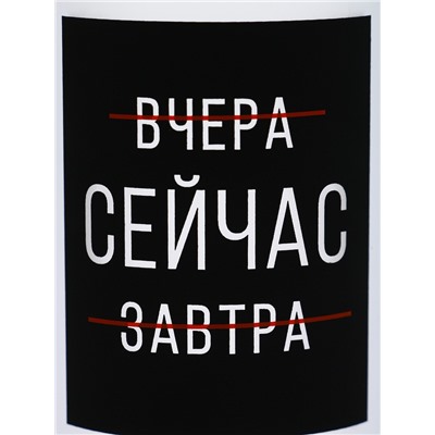 Бутылка для воды «Сейчас», 550 мл
