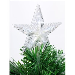 Ёлка светодиодная «Галактика» 180 см, диаметр нижнего яруса 90 см, 220 ПВХ веток, мигание, свечение белое/синие