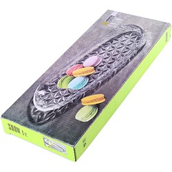1268 Тарелка овальная SNOW 33*13 см (х12)
