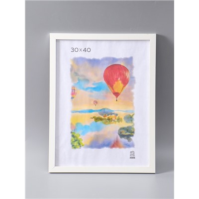 УЦЕНКА Фоторамка МДФ (100) 30×40 см, цвет белый