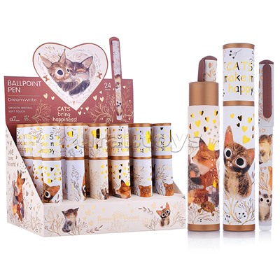 Ручка "DreamWrite. "Сказочный день" шариковая 0.7 мм, синяя, 3 вида