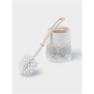 Ёршик для унитаза «Ракушки», 12×12×36 см, с подставкой