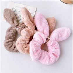 Резинка для волос пушистая "Заячьи ушки"