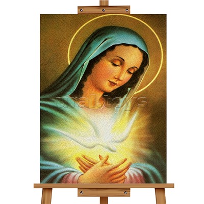 Набор для рисования "Картина по номерам 50х40 см. Святая Богородица"