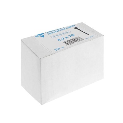 Саморез по дереву, 4.2×70 мм, фосф, крупный шаг, в упаковке 250 шт.