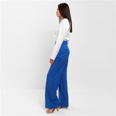 Брюки женские прямые MIST: Pants, размер 44, синие