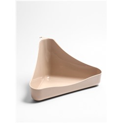 Туалет для грызунов, 33×19×18 см, угловой, пластик, цвет МИКС