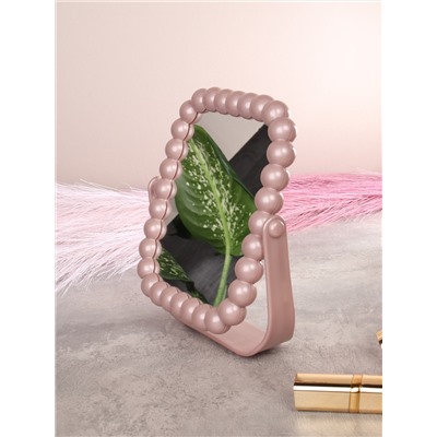 Зеркало настольное двустороннее 16х19 см / 2408 /уп 72/