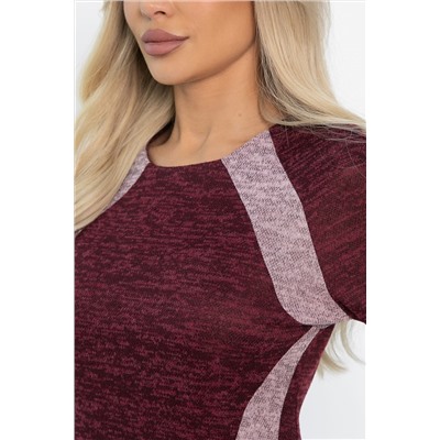 Платье трикотажное Елея (бордовое) П14589-10М