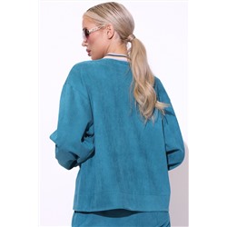 Бомбер (вельвет/бирюза)