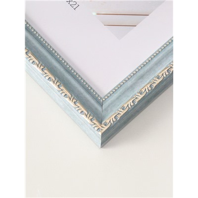 Фоторамка для фото 15×21 см «МИРАМ», пластик, (пластиковый экран), серый