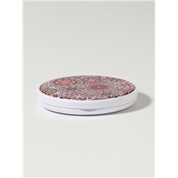 Зеркало складное «Витраж», d=7.3 см, с увеличением х2, красное