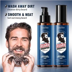 SADOER Шампунь для ухода за бородой Thick Beard Shampoo, 120мл.