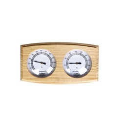 УЦЕНКА Термометр-гигрометр для бани, деревянный