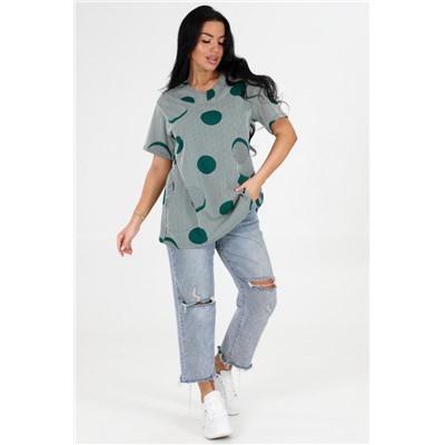 Туника 6087 (Зеленая полоска)