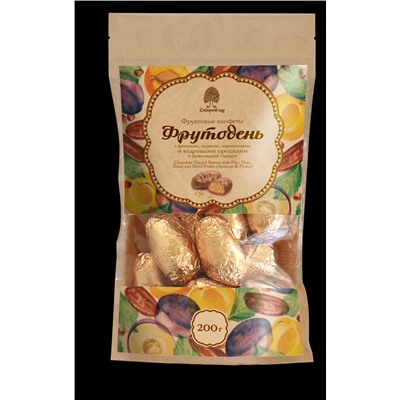 Фрутодень с кедровыми орехами / крафт-пакет / 200 г / Сибирский кедр