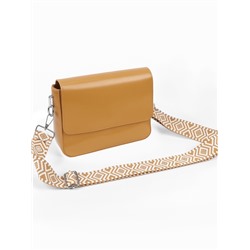 Ручка для сумки «Орнамент», стропа, 135±3×3.8 см, цвет горчичный