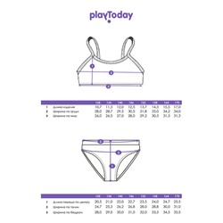 Купальный костюм трикотажный для девочек