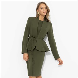 Двойка с акцентом на талии, Цвет мечты (2 в 1, оливковый)