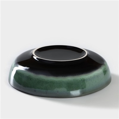 Тарелка фарфоровая Verde notte, 600 мл, d=18.5 см