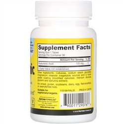 Jarrow Formulas, Hyaluronic Acid, 120 mg, 30 Tablets