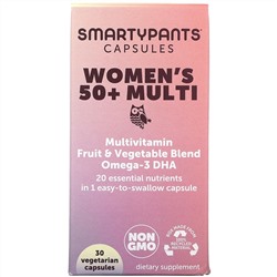 SmartyPants, Women's 50+ Multi, 30 Vegetarian Capsules