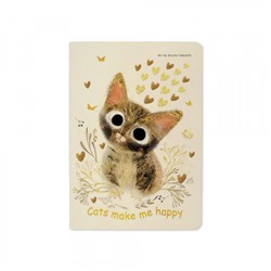 Записная книжка А6  32л линейка "Любовь. Милый котик" 7-32-506/20 Bruno Visconti