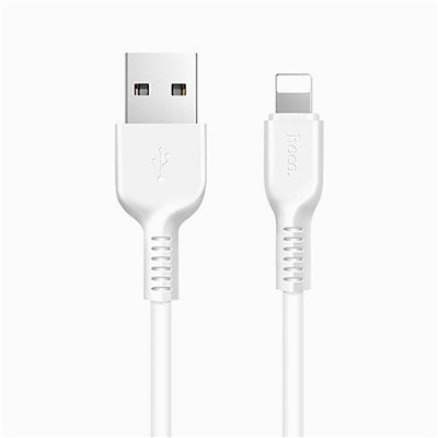 Кабель USB - Apple lightning Hoco X20 Starlight Glare 12W 300см 2,4A  (white)